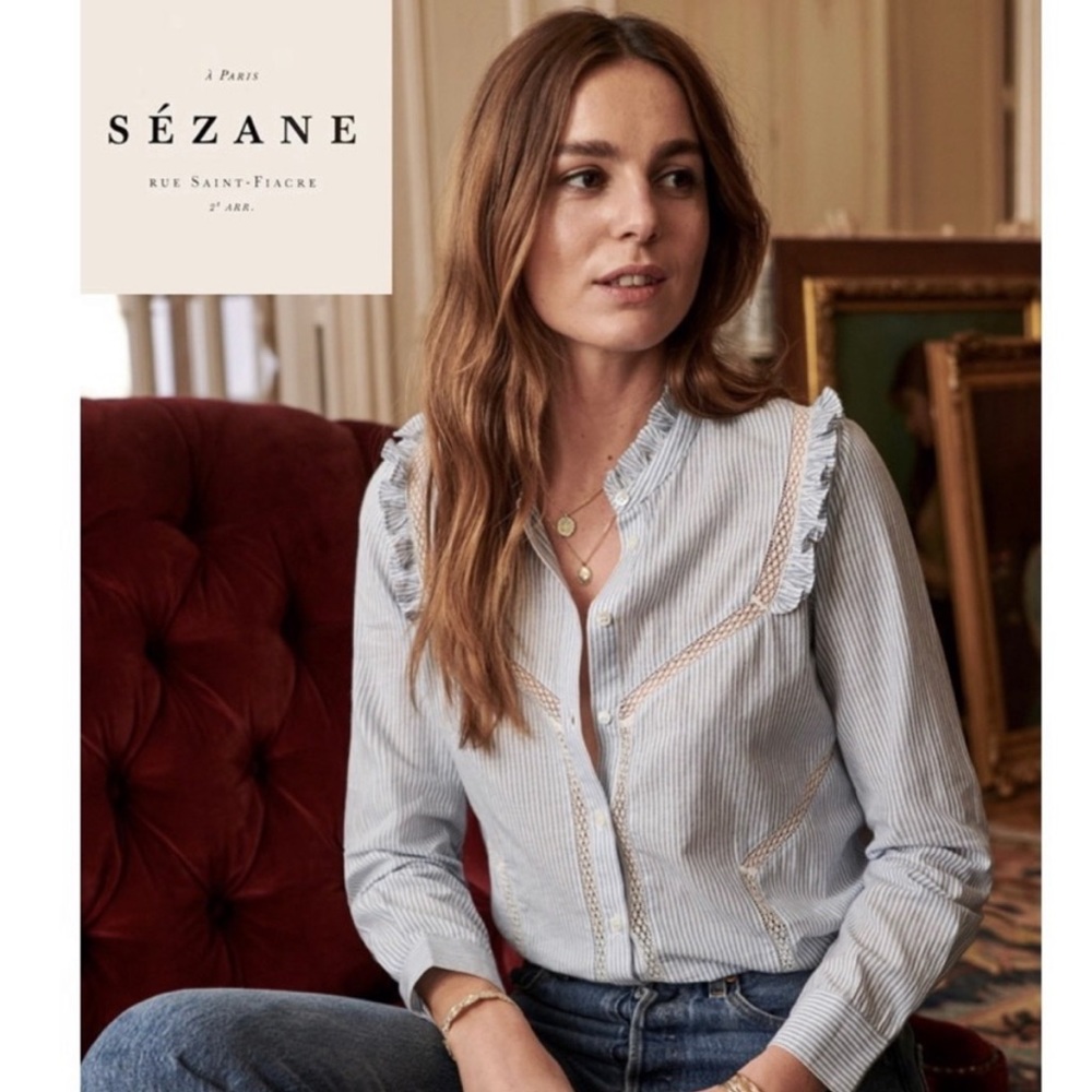 Sezane 2019 cruise blouse
